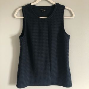 Banana Republic navy textured tank